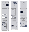 3 bedroom 3 bath loft floor plan